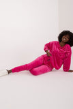 Velour Sweatshirt and Pants Set for Casual Comfort
