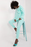 Velour Sweatshirt and Pants Set for Casual Comfort