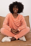 Velour Sweatshirt and Pants Set for Everyday Comfort
