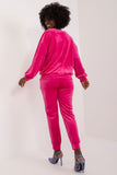 Elegant Velour Set with Floral Print for Casual Comfort