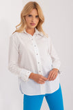 Elegant Long Sleeve Classic Shirt with Embroidered Cuffs