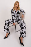 Casual Sweater and Pants Set with Tie Belt and Pockets