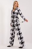 Casual Sweater and Pants Set with Tie Belt and Pockets
