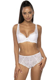 Elegant Lace Full-Cut Seamless Panties with Cotton Gusset