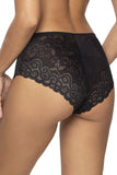 Elegant Lace Full Cut Seamless Panties with Cotton Gusset