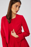 Modern Short Jacket with Imitation Chest Pocket