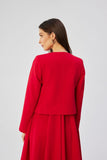 Modern Short Jacket with Imitation Chest Pocket