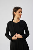 Chic Short Jacket with Imitation Chest Pocket