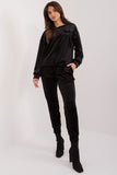 Chic Velour Sweatshirt and Pants Set for Effortless Style