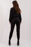 Chic Velour Sweatshirt and Pants Set for Effortless Style