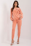 Chic Velour Sweatshirt and Pants Set for Effortless Style