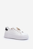 Eco-Friendly Women's Platform Sports Shoes with Laces