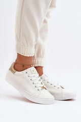 Eco-Friendly Women's Classic Sneakers for All-Day Comfort - white / 36