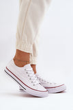 Classic Women's Textile Sneakers with Rubber Sole