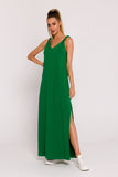 Elegant Oversize Knit Dress with Twisted Shoulder Straps