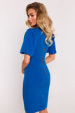 Elegant Waisted Dress with Corset and V-Neckline