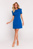 Elegantly Crafted Mini Fabric Dress with Unique Details
