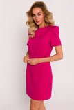 Elegant Mini Dress with Decorative Sleeves and Stitching