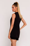 Elegant Polish Tailored Fabric Vest with Hidden Pockets