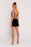 Polish Tailored Fabric Shorts with Elegant Design
