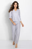 Elegant Women's Cotton Pajamas Set for Relaxation