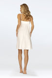 Elegant Satin Women's T-Shirt with V Neckline