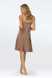 Elegant Women's Satin V-Neck T-Shirt in Various Colors