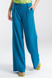 Relaxed Fit Capri Blue Women's Pants for Comfort & Style