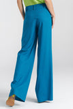 Relaxed Fit Capri Blue Women's Pants for Comfort & Style