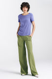 Elegant Purple Boat Neck Blouse for Every Occasion