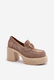 Eco-Suede Heeled Semi-Boots with Comfort and Style