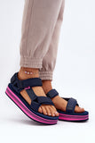 Stylish Women's Foam Platform Sandals with Velcro Closure