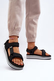 Stylish Velcro Women's Sandals with Foam Platform