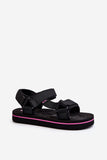 Sporty Women's Velcro Sandals with Foam Platform for Summer