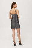 Sparkling Mini Tuba Dress with Adjustable Straps