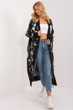 Elegant Long Sleeve Casual Cardigan with Unique Print
