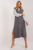 Elegant Sleeveless Midi Knit Dress with Heart Neckline