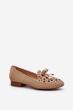 Chic Eco Leather Ballerinas with Bow Detail for Any Occasion