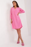 Chic Summer Dress with Heart Neckline and Long Sleeves
