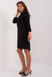 Chic Heart Neckline Summer Dress with Long Sleeves