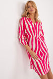 Eco-Friendly Summer Dress with Asymmetrical Cut and Print