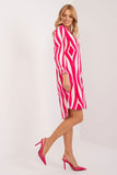 Eco-Friendly Summer Dress with Asymmetrical Cut and Print