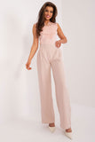 Elegant Straight-Leg Pants with Comfortable Elastic Waistband