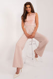 Elegant Straight-Leg Pants with Comfortable Elastic Waistband