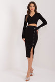 Chic Sweater and Midi Skirt Set for Everyday Style
