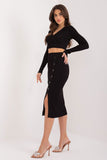 Chic Sweater and Midi Skirt Set for Everyday Style