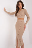 Chic Sweater and Midi Skirt Set for Everyday Elegance