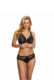 Pleated Lace-Trimmed Microfiber Shorts in Bottled Green