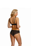 Pleated Lace-Trimmed Microfiber Shorts in Bottled Green