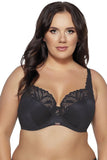 Elegant Lace Soft Bra with Wires and Adjustable Straps